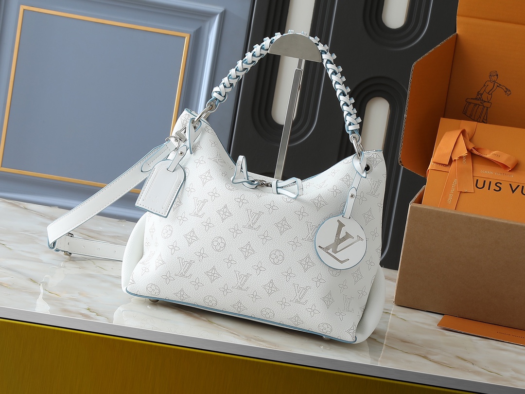 LV Classic Handbag Monogram Canvas Model M14564 Silver Hardware Luxury